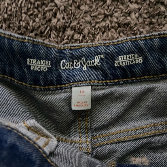 GAP/Cat & Jack Blue Denim Jean Set- Size 14 Girls - Picture 5 of 5